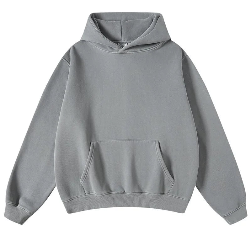 Unisex Casual Pullover for Men and Women Long Sleeves Super Soft Warm Acid Wash Ideal for Lounging Athletic Activities Machie