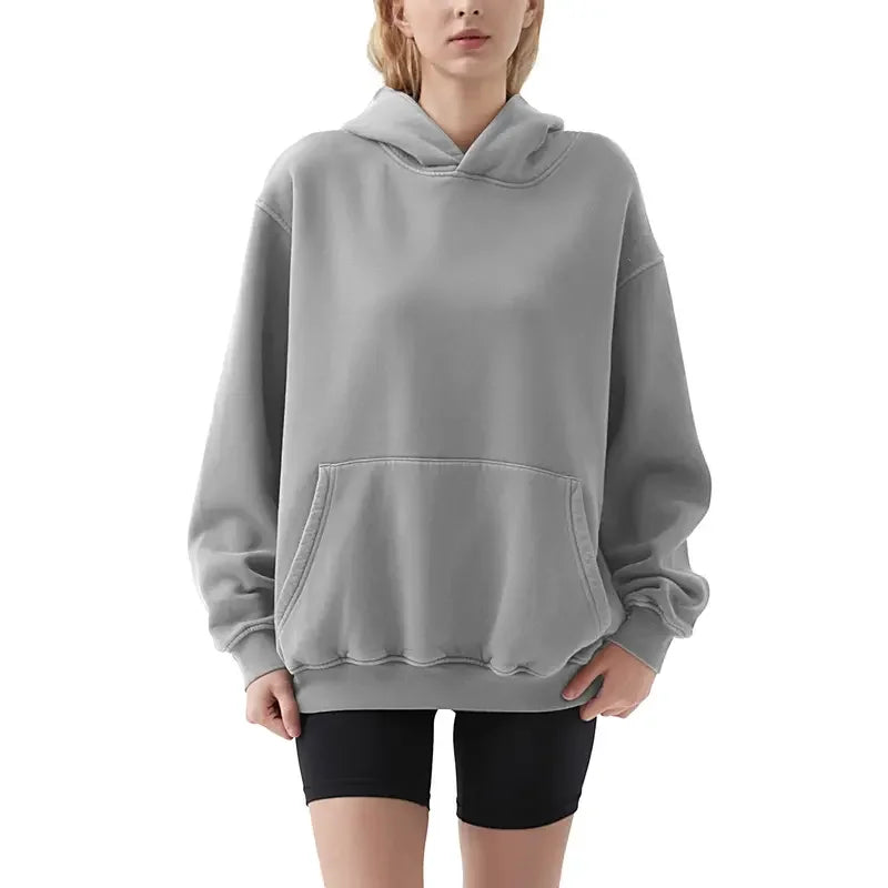 Unisex Casual Pullover for Men and Women Long Sleeves Super Soft Warm Acid Wash Ideal for Lounging Athletic Activities Machie
