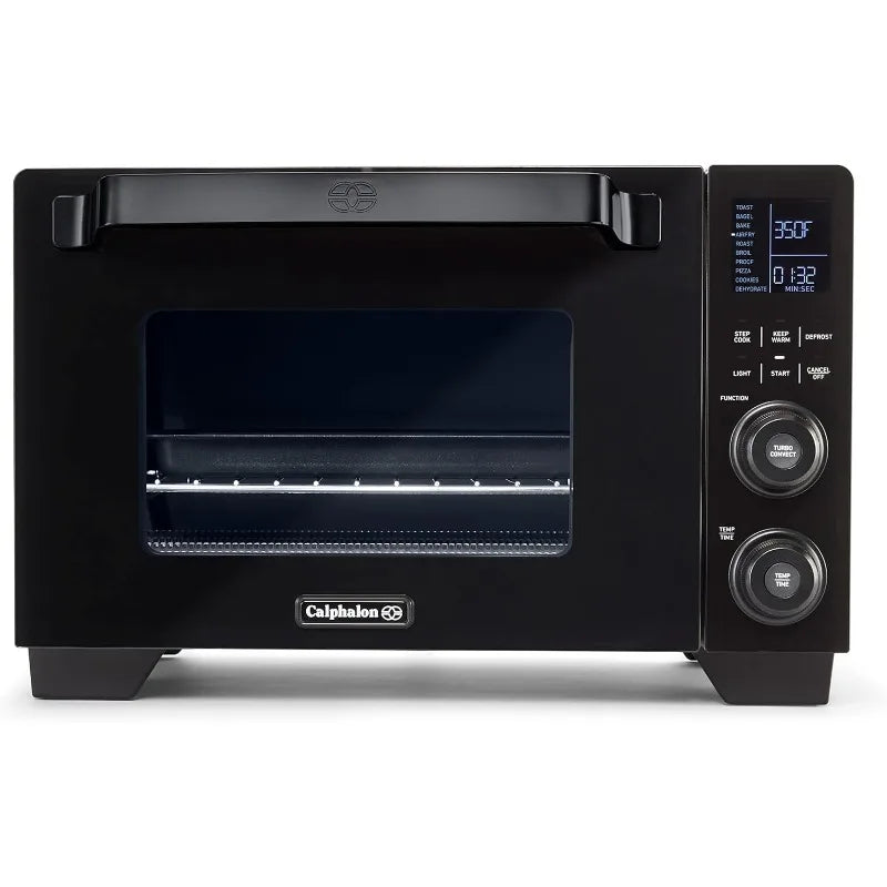 Calphalon Air Fryer Oven, 11-in-1 Toaster Oven Air Fryer Combo, Cool Touch Exterior, 26.4 QT/25 L,Fits 12" Pizza,Stainless Steel