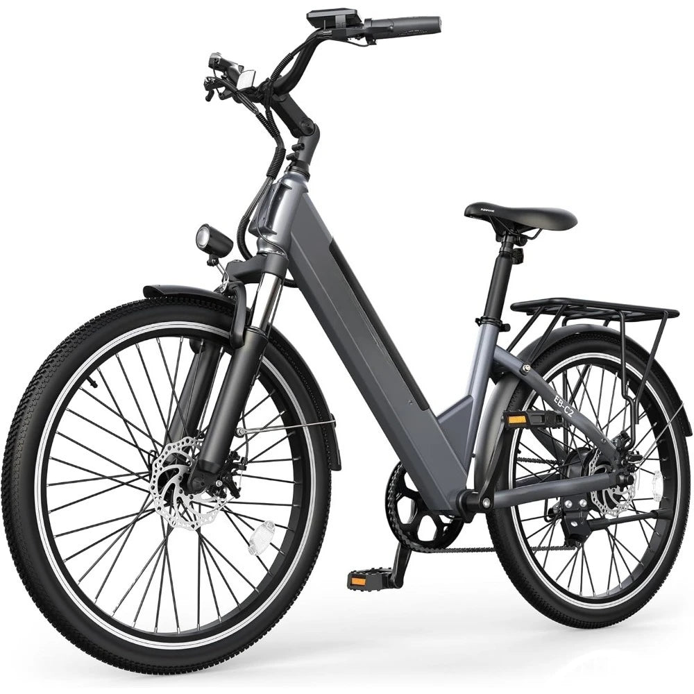 Electric Bike for Adults, 1000W Peak EBike, 50 Miles 21.7MPH Adult Electric Bicycles with 48V Battery, Adjustable Stem,Rear Rack