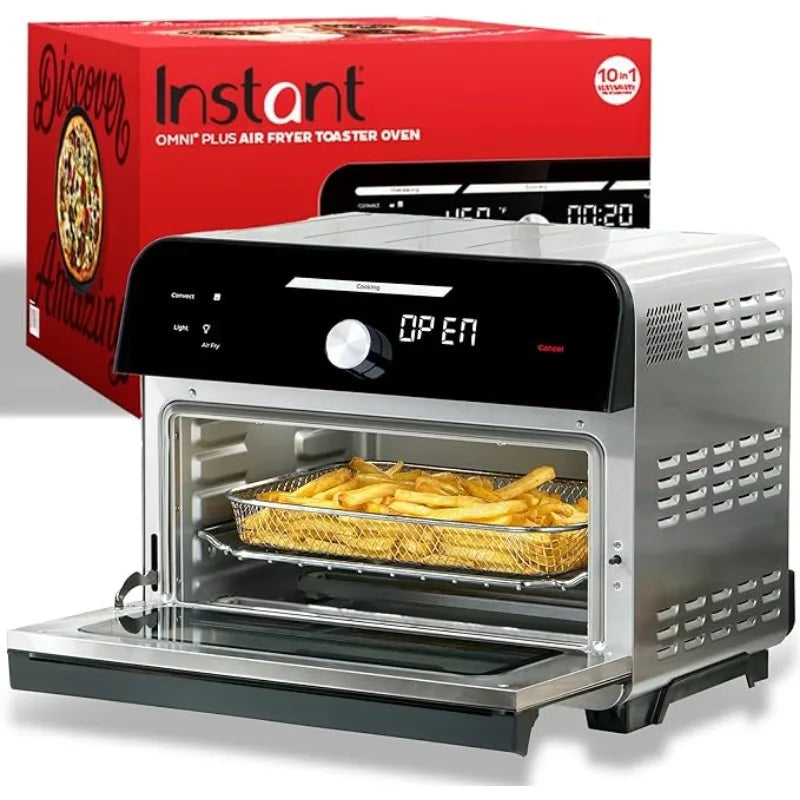 Instant Pot Omni 19QT/18L Toaster Oven Air Fryer, 7-in-1 Functions, Fits 12" Pizza, Crisps, Broils, Bakes, Roasts, Toasts, Warms