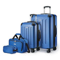 Luggage Set, Including Two Hardside Suitcases With Multidirectional Spinner Wheels 22 CarryOn and 28 Checked, Plus 15inch Tote B