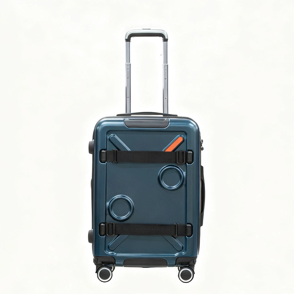 20/24/28inch Expandable Capacity Suitcase with Spinner Wheel Detachable Travel Trolley Case Lock Rolling Luggage ABS&PC Material