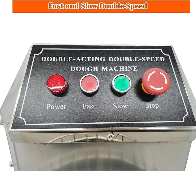Commercial Electric Dough Mixer 20QT Stand Flour Mixing Machine Double Action Double Speed Spiral Stainless Steel Dough Blender