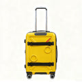 20/24/28inch Expandable Capacity Suitcase with Spinner Wheel Detachable Travel Trolley Case Lock Rolling Luggage ABS&PC Material