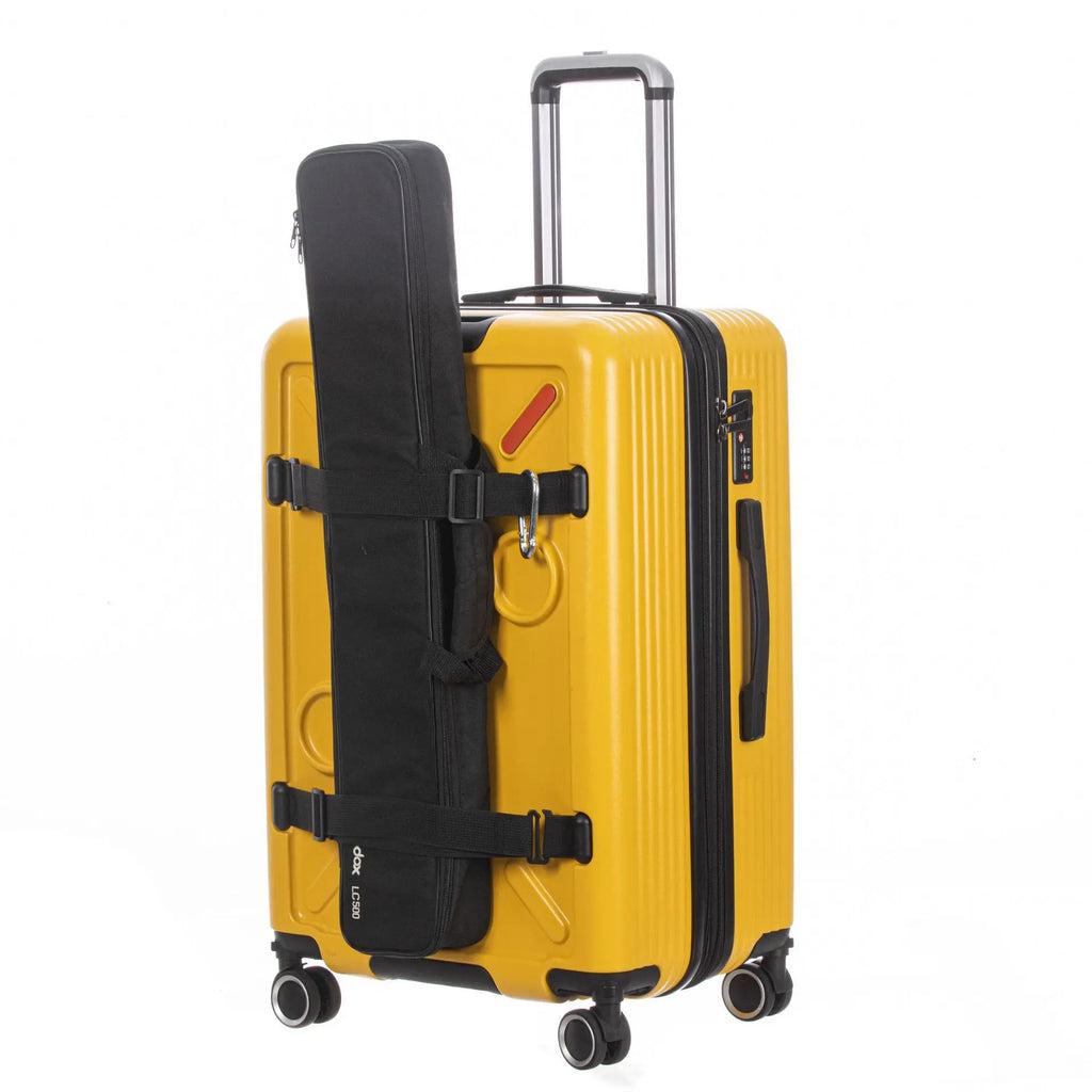20/24/28inch Expandable Capacity Suitcase with Spinner Wheel Detachable Travel Trolley Case Lock Rolling Luggage ABS&PC Material