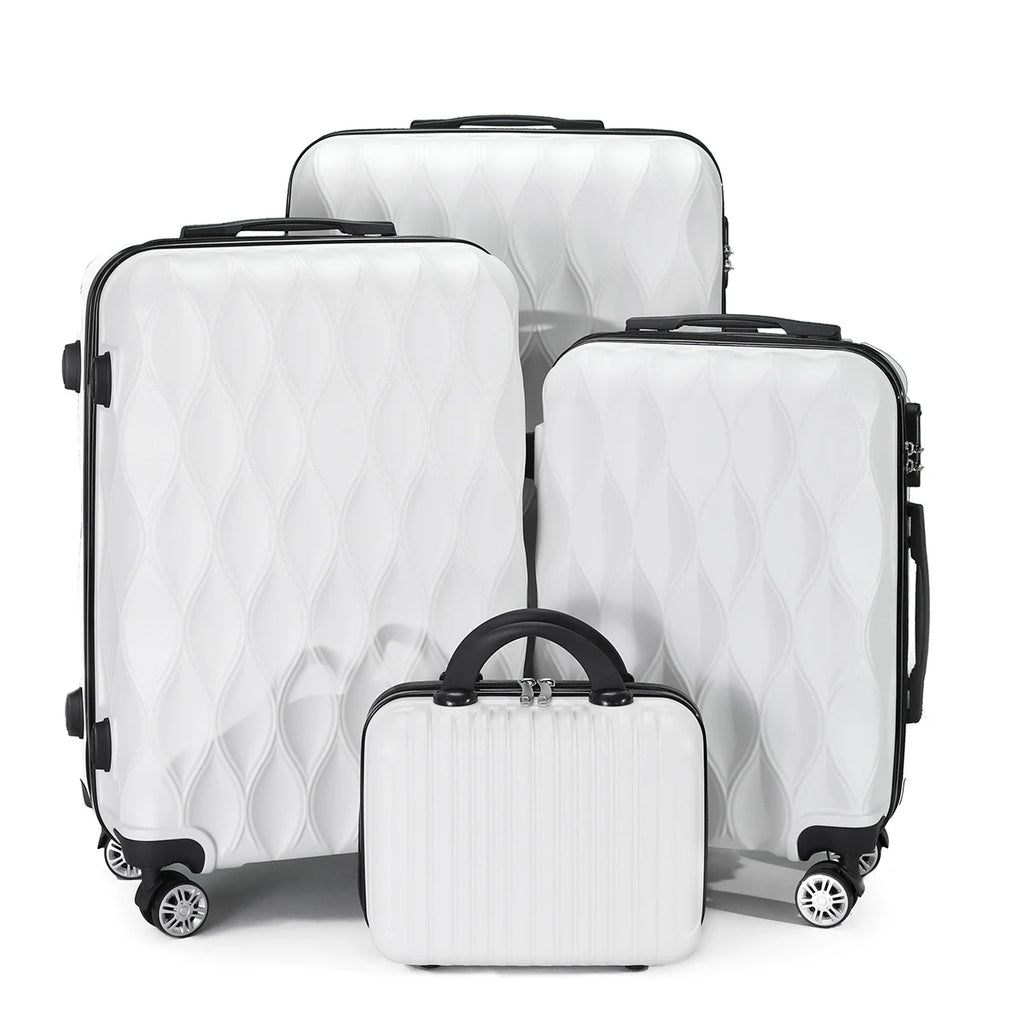 4-piece suitcase set, large capacity, family trip, business, home storage, birthday gifts, Valentine's Day gifts