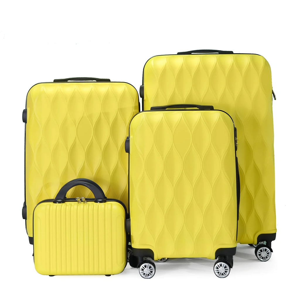 4-piece suitcase set, large capacity, family trip, business, home storage, birthday gifts, Valentine's Day gifts