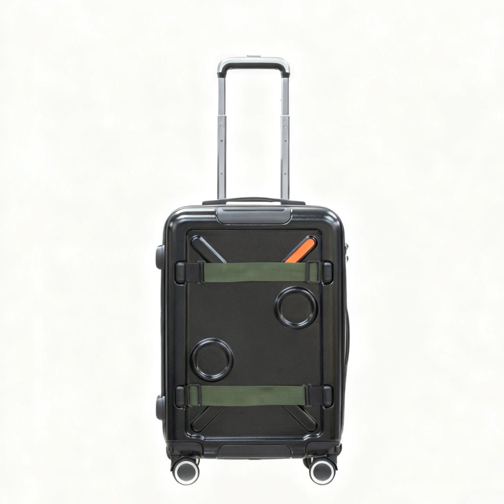 20/24/28inch Expandable Capacity Suitcase with Spinner Wheel Detachable Travel Trolley Case Lock Rolling Luggage ABS&PC Material