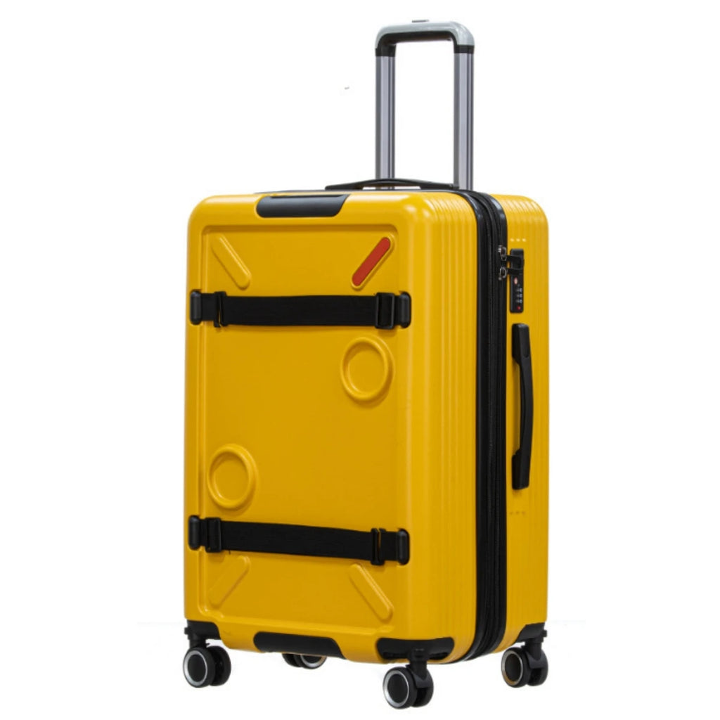 20/24/28inch Expandable Capacity Suitcase with Spinner Wheel Detachable Travel Trolley Case Lock Rolling Luggage ABS&PC Material