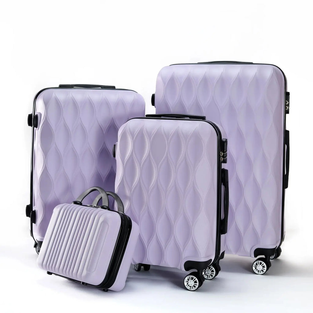 4-piece suitcase set, large capacity, family trip, business, home storage, birthday gifts, Valentine's Day gifts