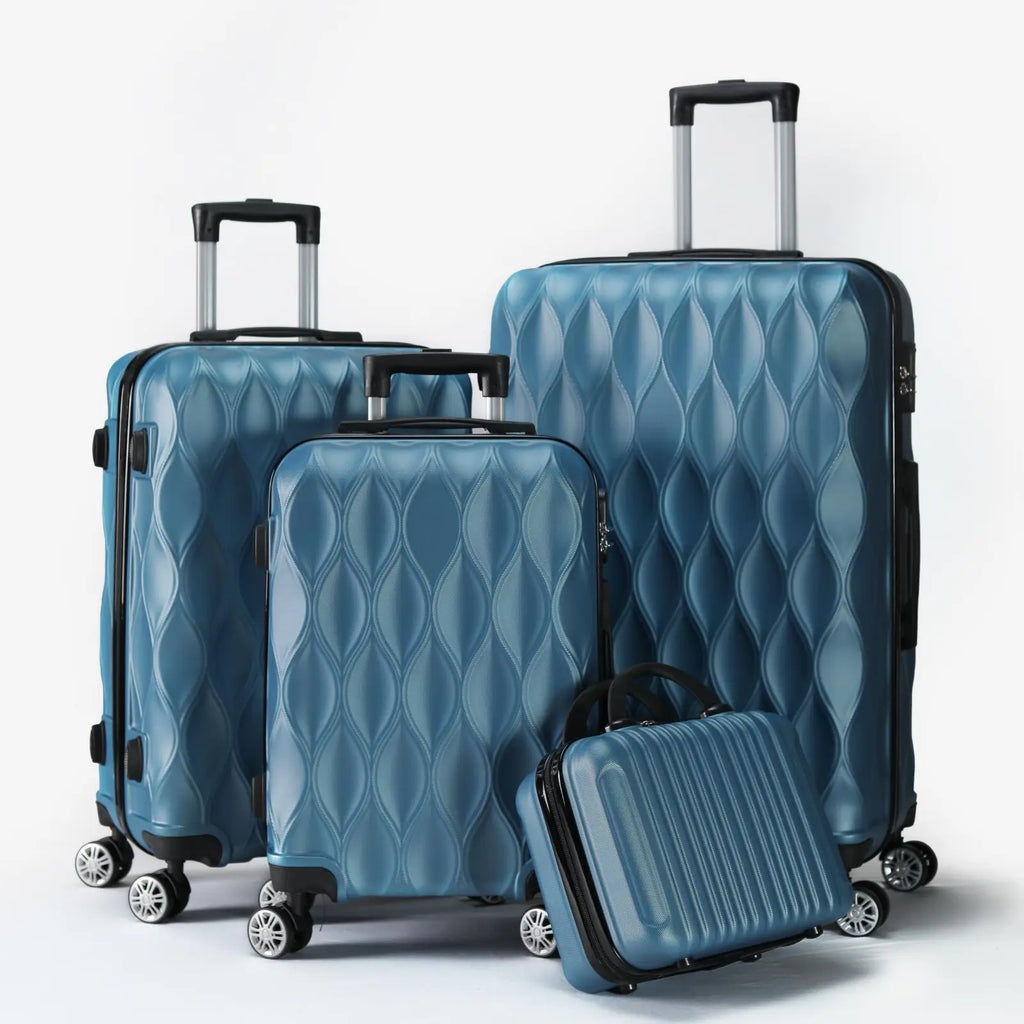 4-piece suitcase set, large capacity, family trip, business, home storage, birthday gifts, Valentine's Day gifts