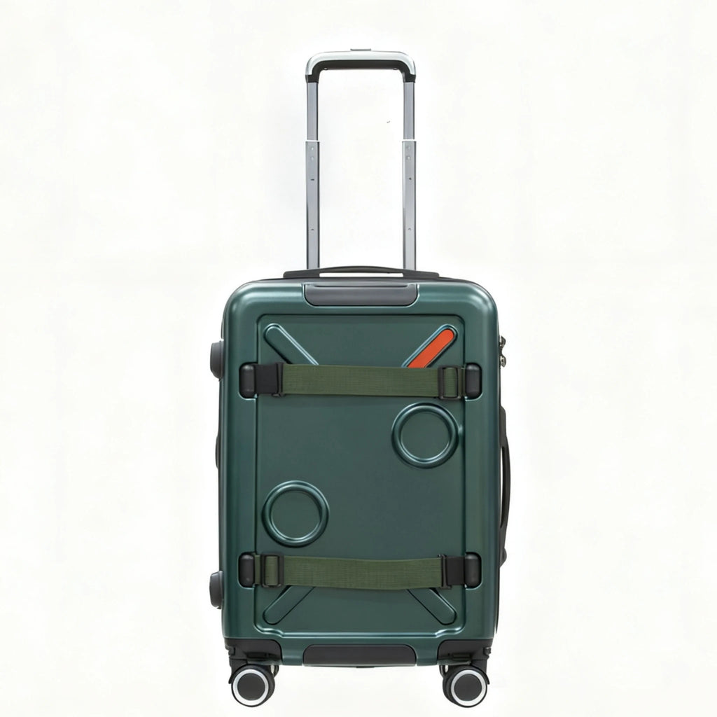 20/24/28inch Expandable Capacity Suitcase with Spinner Wheel Detachable Travel Trolley Case Lock Rolling Luggage ABS&PC Material