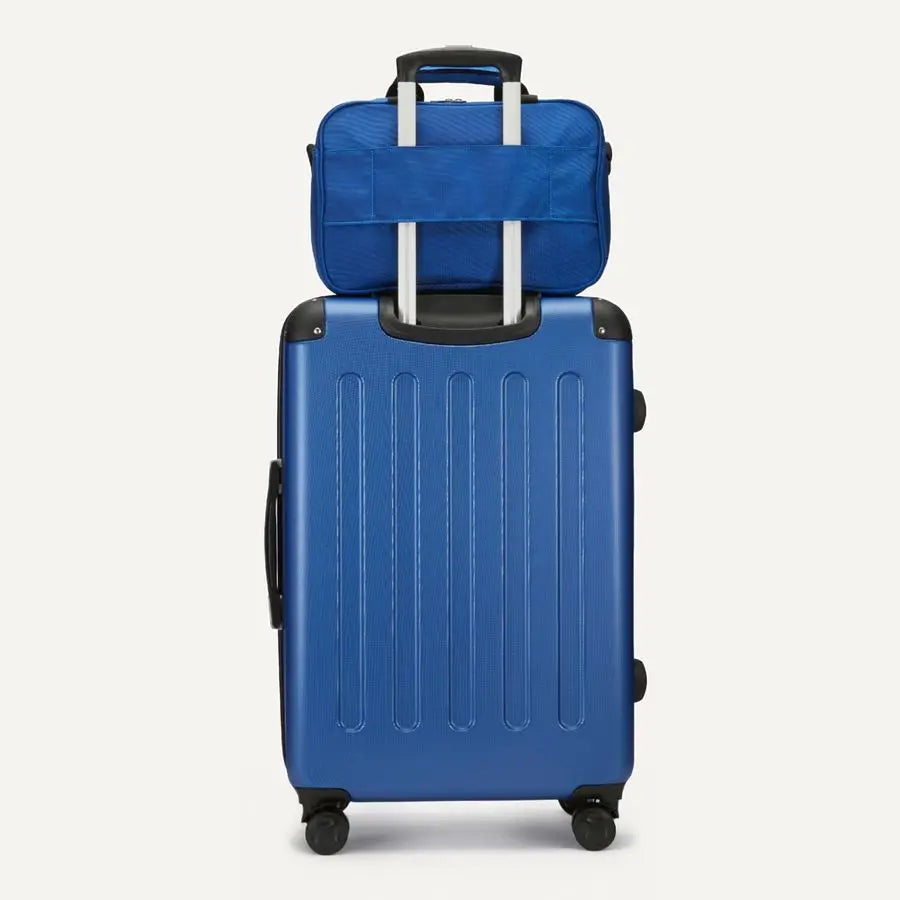 Luggage Set, Including Two Hardside Suitcases With Multidirectional Spinner Wheels 22 CarryOn and 28 Checked, Plus 15inch Tote B
