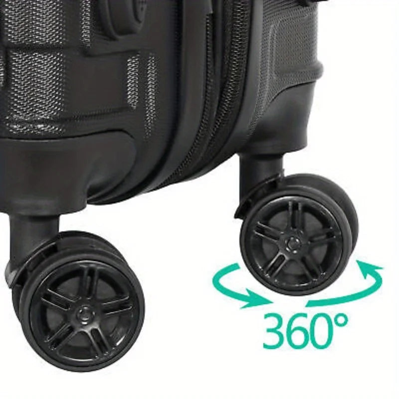 22" Hardside Expandable Carry-On Suitcase Luggage with Spinner Wheels Vacation