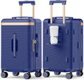 Joyway 22 inch Lightweight, Thin and Durable Short-trip Luggage Suitcase with Cup Holder, TSA Lock, Spinner Wheels